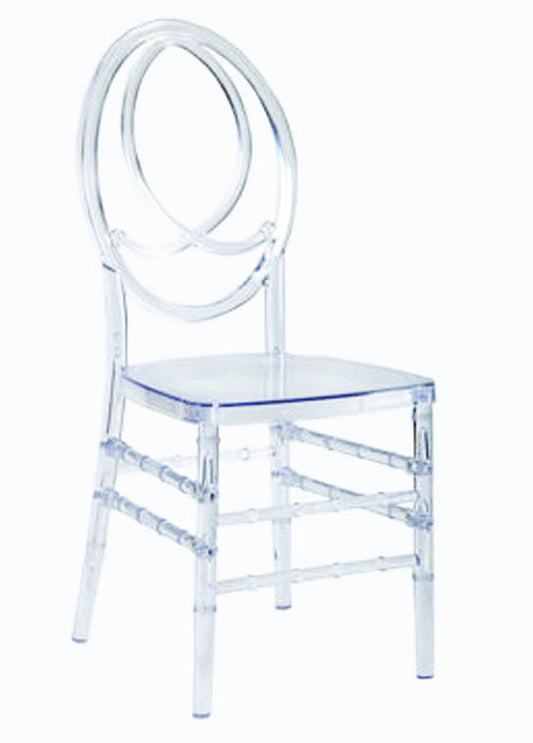 Infinity - Transparent Acrylic Clear Infinity Banqueting Phoenix Dining Chair