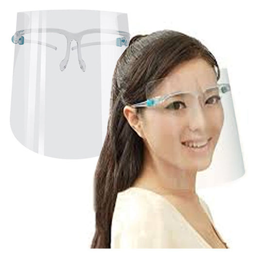 Faceshield with Glasses Attachement