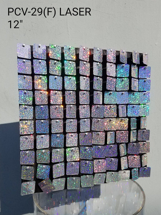 PVC29 (F) - LASER SHIMMER WALL PANELS 12"