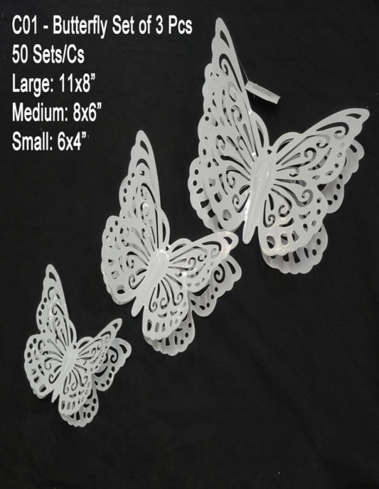 C01 Metal Butterfly Set
