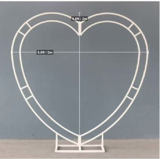 Heart-Shaped Metal Arch Frame