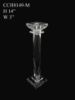 Picture of CCH8149-M - Premium Glass Crystal Pillar Candle Holder 14"