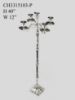Picture of CH3315103-P - Silver Metal 4 Arms and 1 Head Candle Holder  40"