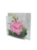 Picture of MRD-3461 -  10" Beveled Square Wall Mirror Decor with Artificial Plant