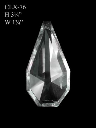 Picture of CLX-76  -  Geometric Teardrop Glass Pendant Suncatcher