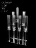 Picture of CCH6669 - 7 Head Candlestick Holders  with Hurricane Tubes Wedding Table Centerpiece 29"