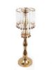 Picture of CH1322L - Metal Flower Stand with Crystal Chain Flower Diamond Pendant Chandelier Stand 27"