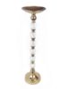 Picture of VC1196-6 - Metallic Pillar Flower Stand With 6 Clear Crystal Ball 26"