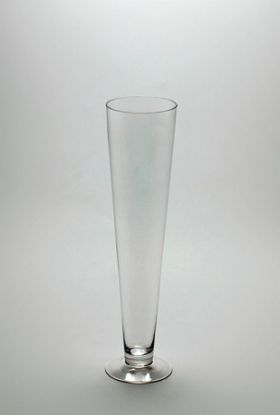 Picture of TP0520 - Clear Heavy Duty Trumpet Glass Vase 20"