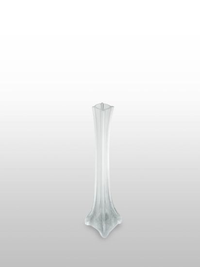 Picture of Clear Eiffel Tower Glass Flower Vase 12"