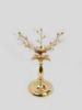 Picture of CH5446 Gold - Candle Holder With Flower Crystal Design