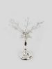Picture of CH5447 Silver - Candle Holder With Flower Crystal Design