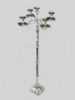 Picture of CH3315103-P - Silver Metal 4 Arms and 1 Head Candle Holder  40"