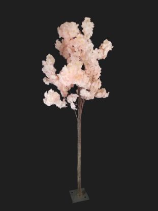 Picture of SLTMB17-9 Pink Tall Artificial Cherry Bloom Tabletop Centerpieces Tree 68"