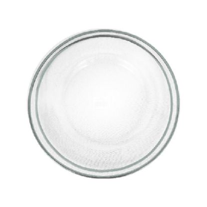 Picture of GP5430 SL - 13" Round Silver Double Ring Rimmed Glass Charger Plates