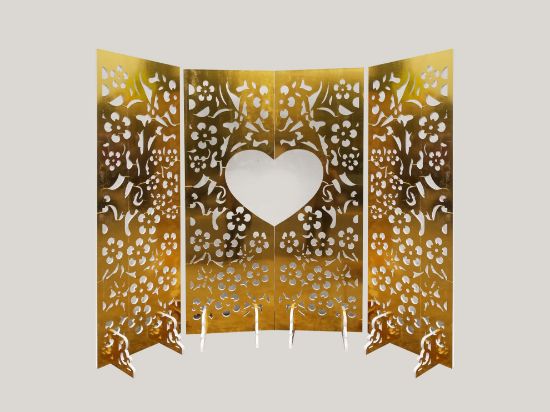 Picture of Backdrop Room Divider Panels - 4 Panels - Gold - Stores Flat