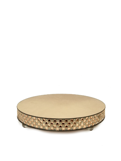 Picture of 1711202 GD - Gold RoundMirror Cake Stand 16"