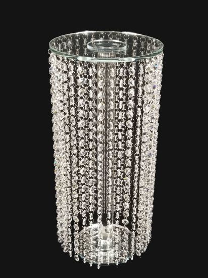 Picture of CCH4629 - 20" Tall Crystal Garland Chandelier Stand