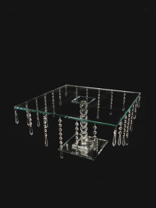 Picture of CS074B SQ - 11" Tall Square Crystal Stand
