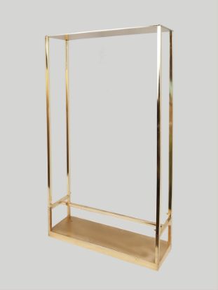 Picture of VC2588 - Shiny Gold Rectangle Stand Centerpiece