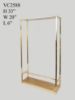 Picture of VC2588 - Shiny Gold Rectangle Stand Centerpiece