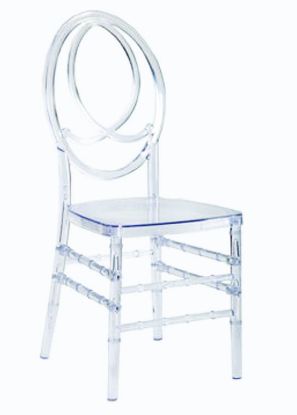 Picture of Infinity - Transparent Acrylic Clear Infinity Banqueting Phoenix Dining Chair