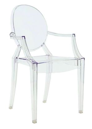 Picture of Louis Ghost - Transparent Acrylic Clear Banqueting Dining Chair