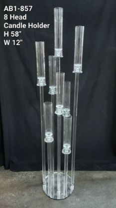 Picture of AB1-857 - 8 Head Crystal Candle Holder 58"